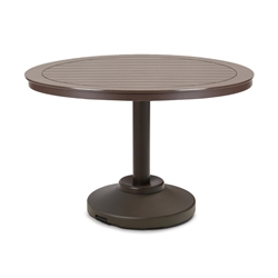 Telescope Casual 48" Round MGP Dining Table with Weighted Pedestal Base - TM80-2P50