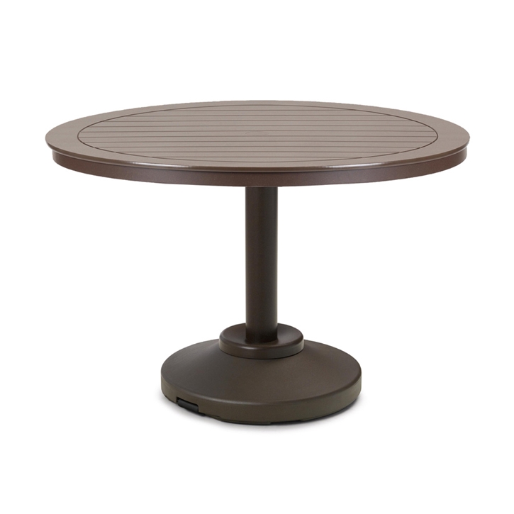 Telescope Casual 48" Round MGP Dining Table with Weighted Pedestal Base - TM80-2P50