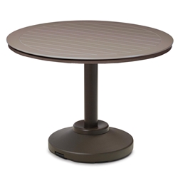 Telescope Casual 54" Round MGP Dining Table with Weighted Pedestal Base - TP20-2P50