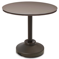 Telescope Casual 54" Round MGP Bar Table with Weighted Pedestal Base - TP20-4P50