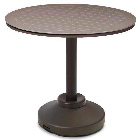 Telescope Casual 54" Round MGP Bar Table with Weighted Pedestal Base - TP20-4P50