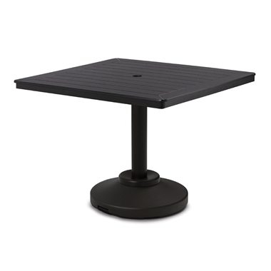 Telescope Casual 42" Square MGP Dining Table with Weighted Pedestal Base - TP90-2P20