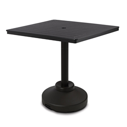 Telescope Casual 42" Square MGP Balcony Table with Weighted Pedestal Base - TP90-3P20