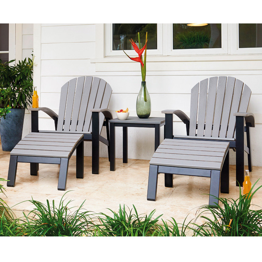 Telescope Casual Newport Adirondack Chair And Ottoman Set For 2 Tc Newport Set4