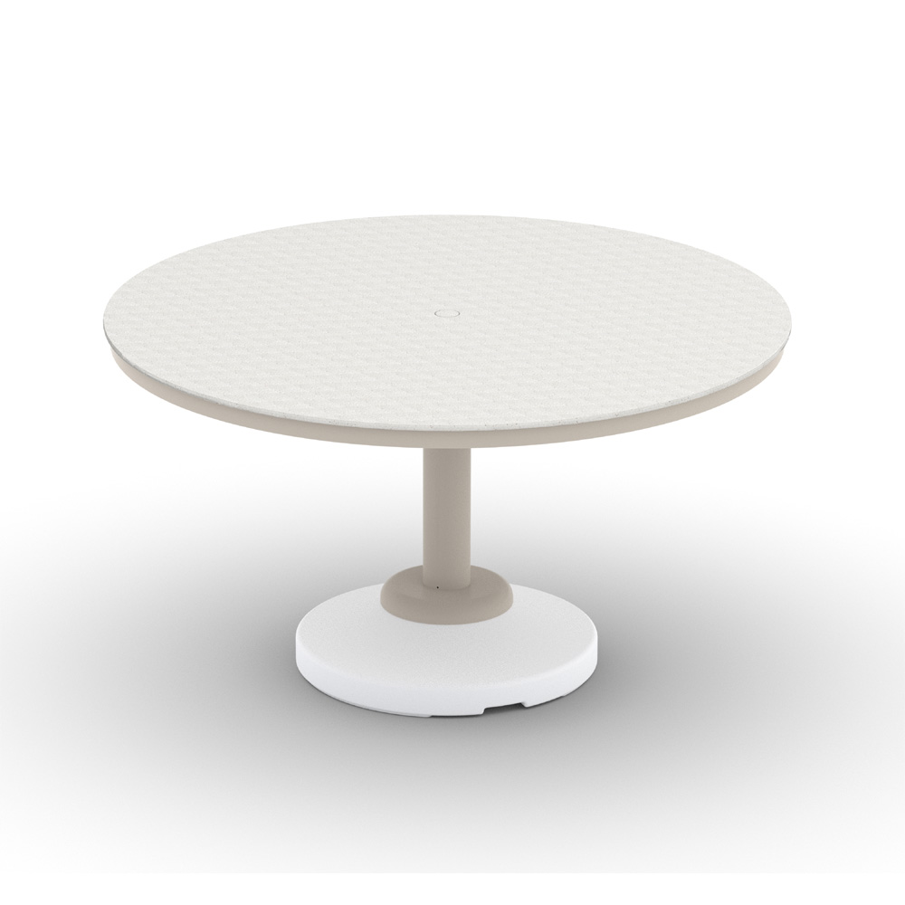 Telescope Casual Origins 54" Round Dining Table with 120 lb Pedestal Base - CP60-2P50