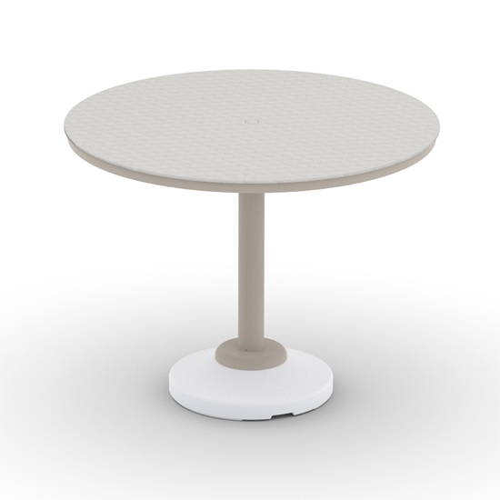 Telescope Casual Origins 54" Round Balcony Table with 120 lb Pedestal Base - CP60-3P50