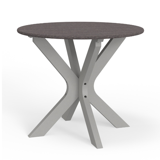 Telescope Casual In Stock Side Table in Warm Grey