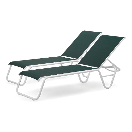 Rust proof aluminum set of two chaises