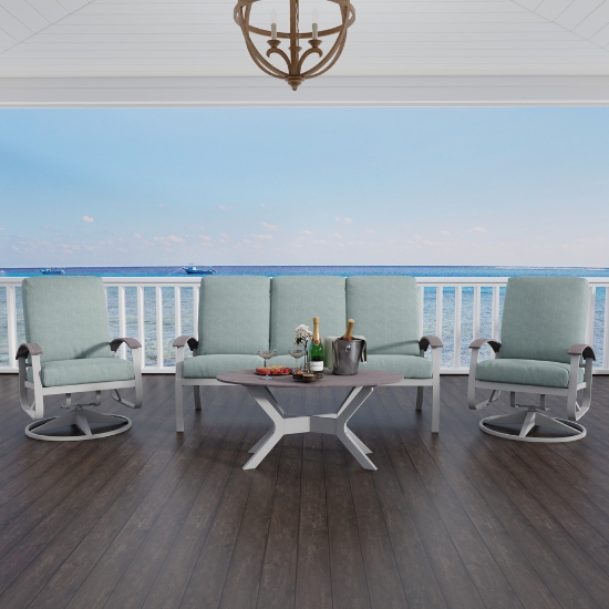 Belle Isle Cushion Patio Set - TC-QS-SET21