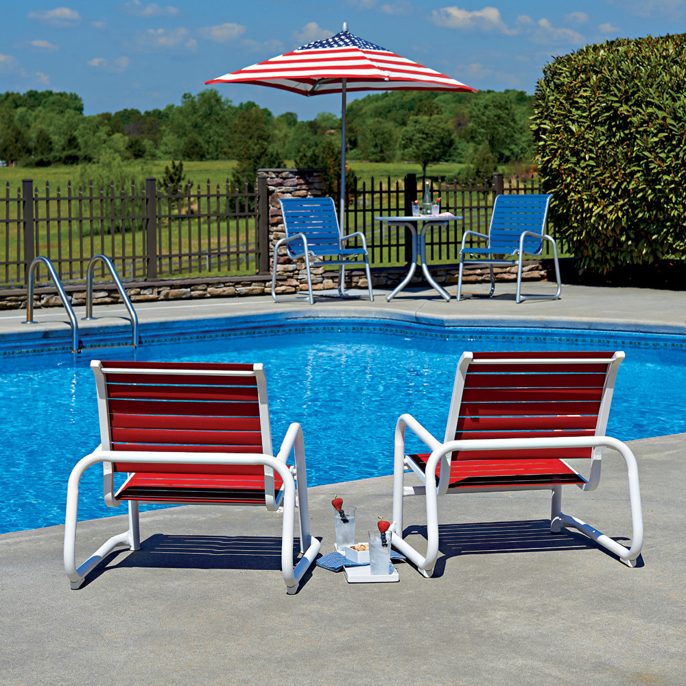 Telescope Casual Reliance Strap Stacking Bistro Chair - Thumbnail 3