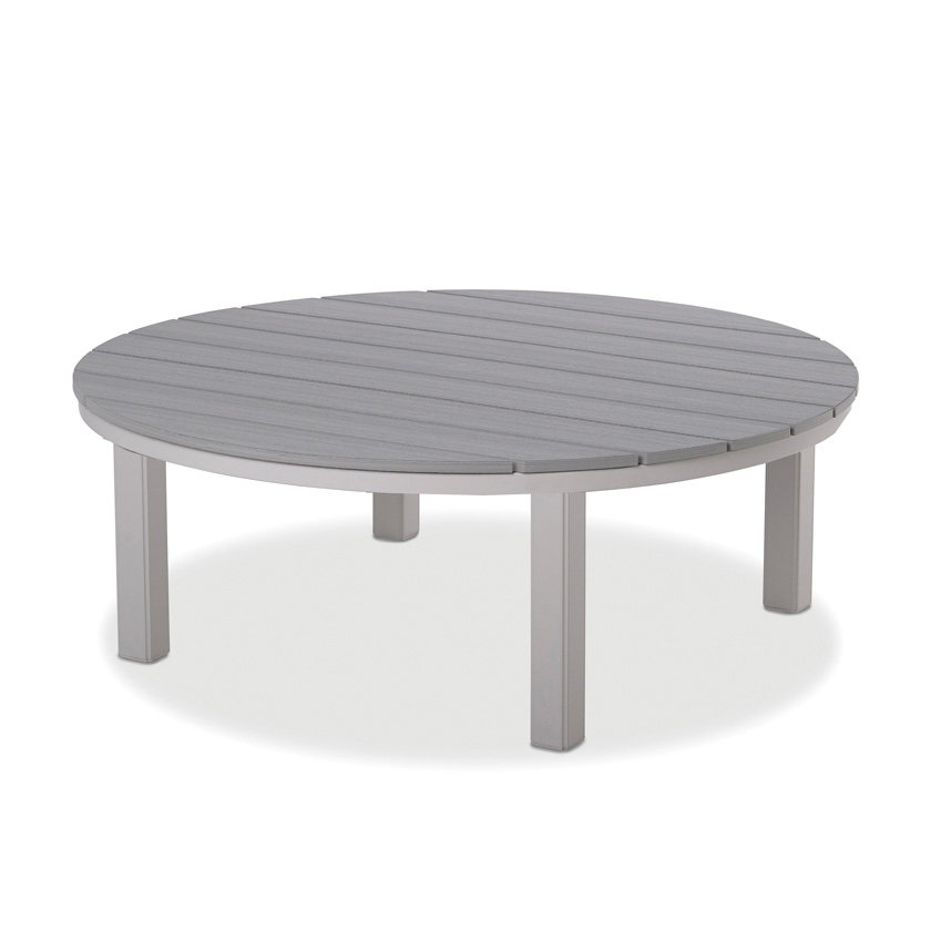 Telescope Casual Rustic Polymer 54" Round Coffee Height Table - 18"H - T020-3730