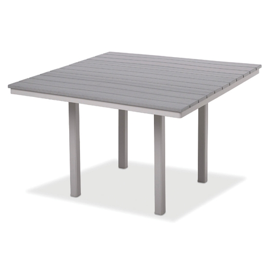 Telescope Casual Rustic Polymer 64" Square Bar Height Table - 41"H - T160-3800