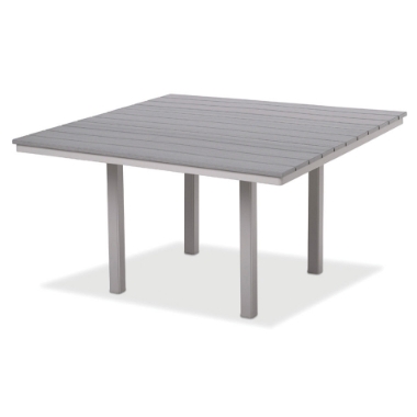 Telescope Casual Rustic Polymer 64" Square Balcony Height Table - 37"H - T160-3810