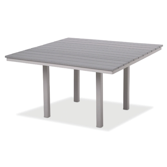 Telescope Casual Rustic Polymer 64" Square Balcony Height Table - 37"H - T160-3810