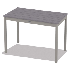 Telescope Casual 64" x 36" Rectangle Rustic Polymer Bar Table - TM30R-7M00