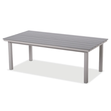 Telescope Casual Rustic Polymer 84" x 42" Rectangle Dining Table - 29"H - TM60-3850