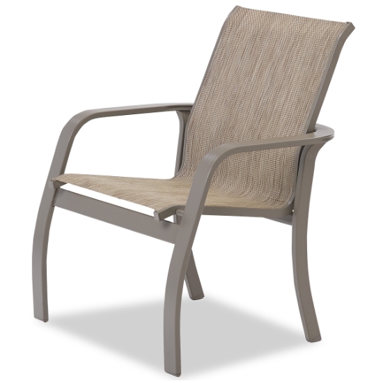 Telescope Casual Soho Sling Stacking Dining Arm Chairs