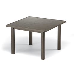 Outdoor Slat Dining Table - Telescope Casual 42" Square