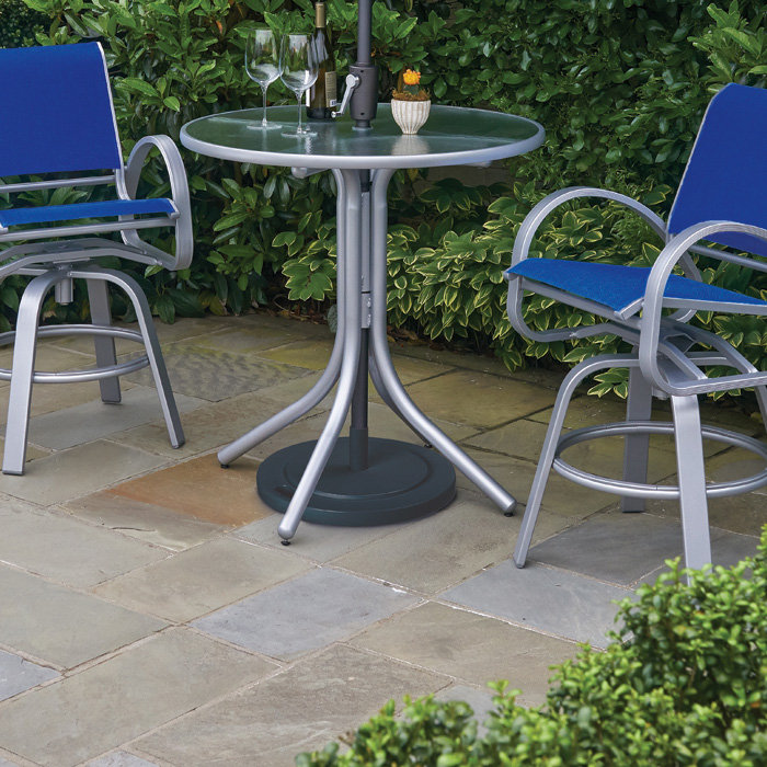 Aluminum umbrella base