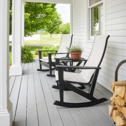 Telescope Casual Wexler MGP Sling Rocking Chair Porch Set - TC-WEXLER-SET12