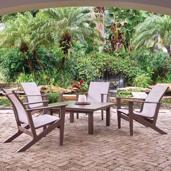 Telescope Casual  Wexler MGP Sling Patio Chat Set - TC-WEXLER-SET13