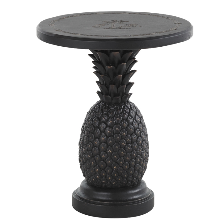 Tommy Bahama Pineapple Table in Rich Black - 3100-201