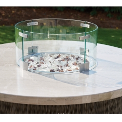 Tommy Bahama 23" Round Glass Flame Guard - 3100-93FPS