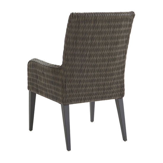 wicker outdoor dining chair