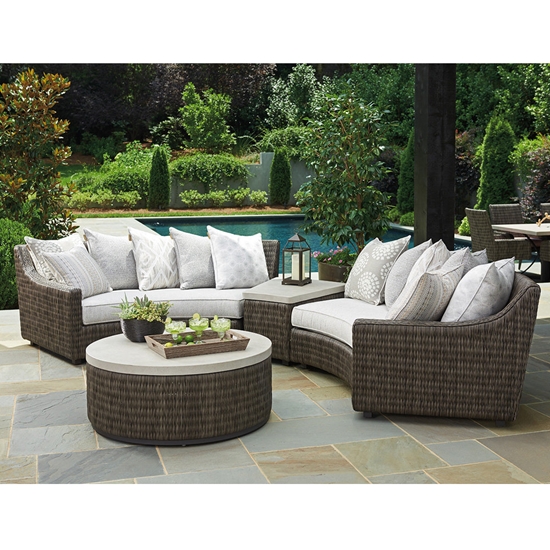 outdoor sectional table