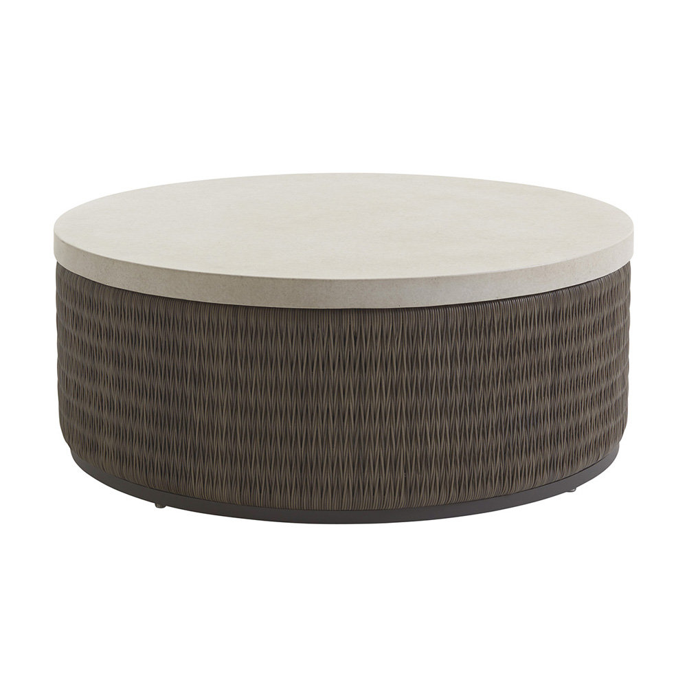 Tommy Bahama Cypress Point Weatherstone 42.5" Round Cocktail Table - 3900-943