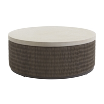 Cypress Point Weatherstone 42.5" Round Cocktail Table