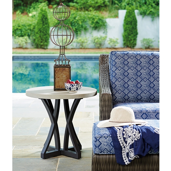 aluminum outdoor end table