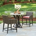 Tommy Bahama Cypress Point Outdoor Wicker Counter Height Set with Weatherstone Table - TB-CYPRESSPOINT-SET7