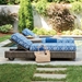 Tommy Bahama Cypress Point Ocean Terrace Outdoor Wicker Chaise Lounge Set - TB-CYPRESSPOINT-SET9