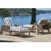 Harbor Isle wicker chaise with deep seating cushions