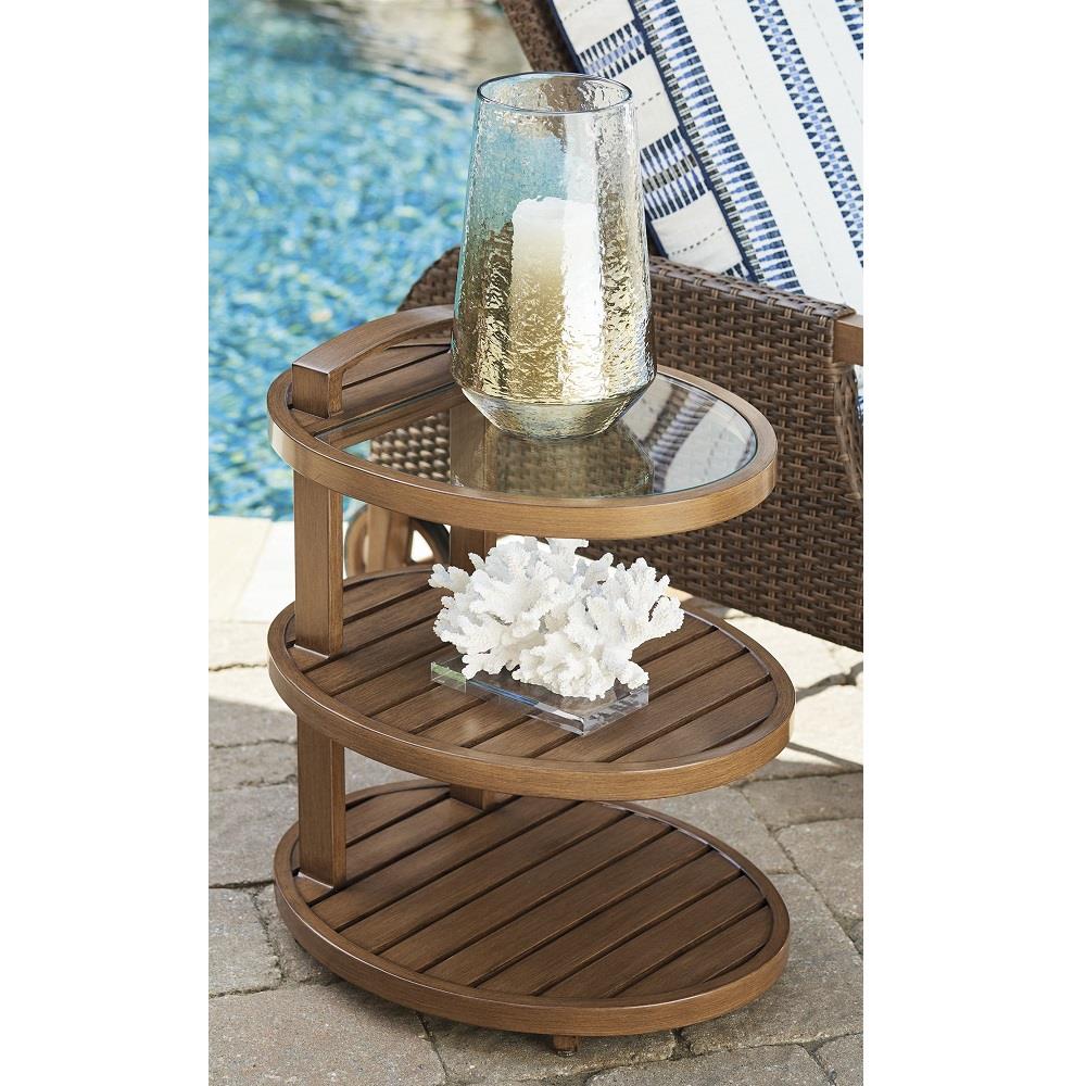 Harbor isle aluminum end table