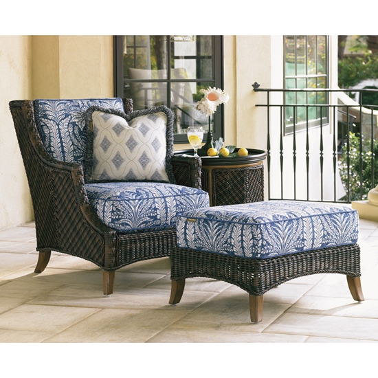 Traditional wicker patio chairs