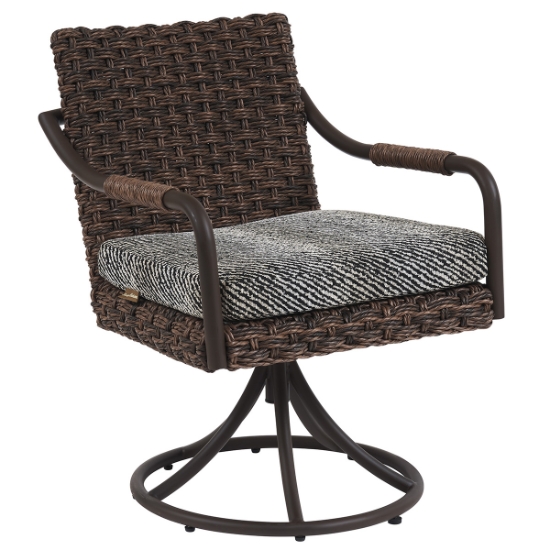 Tommy Bahama Kilimanjaro Swivel Rocker Dining Chairs