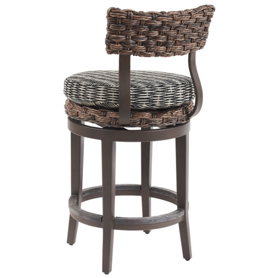 Kilimanjaro Swivel Counter Stool back