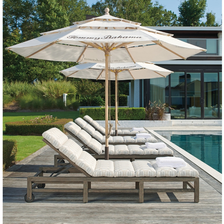 dream chair patio chaise lounge with umbrella Vivere Ultimate Backyard Lounger Canopy, Cushion, Pillow & Sturdy 4-Legged Base 265 lb Capacity (True Turquoise) : Patio, Lawn & Garden This low Tommy Bahama La Jolla Chaise
