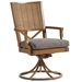 Los Altos Valley View Swivel Rocker Dining Chairs