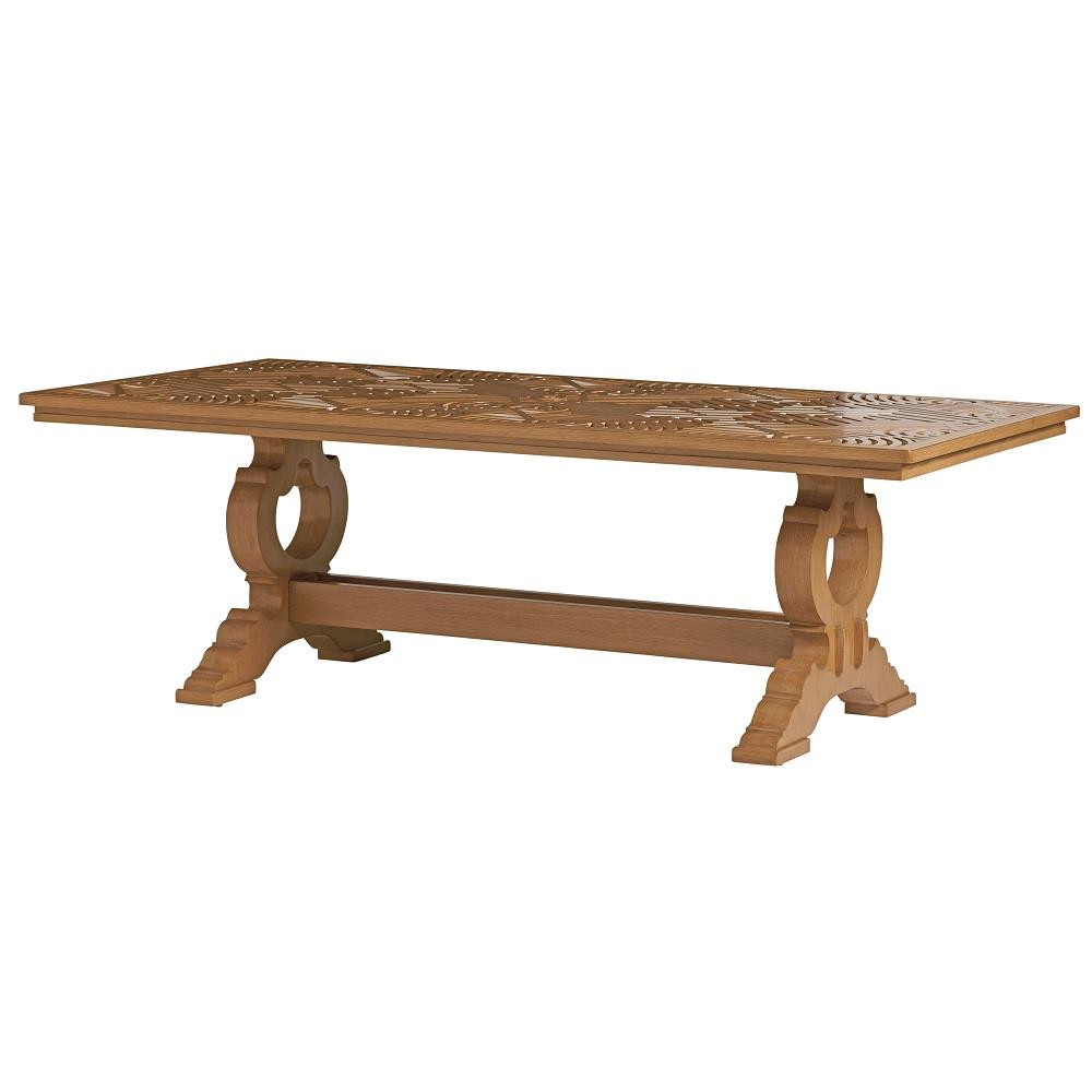 Los Altos Valley View Rectangle Dining Table with Cast Top