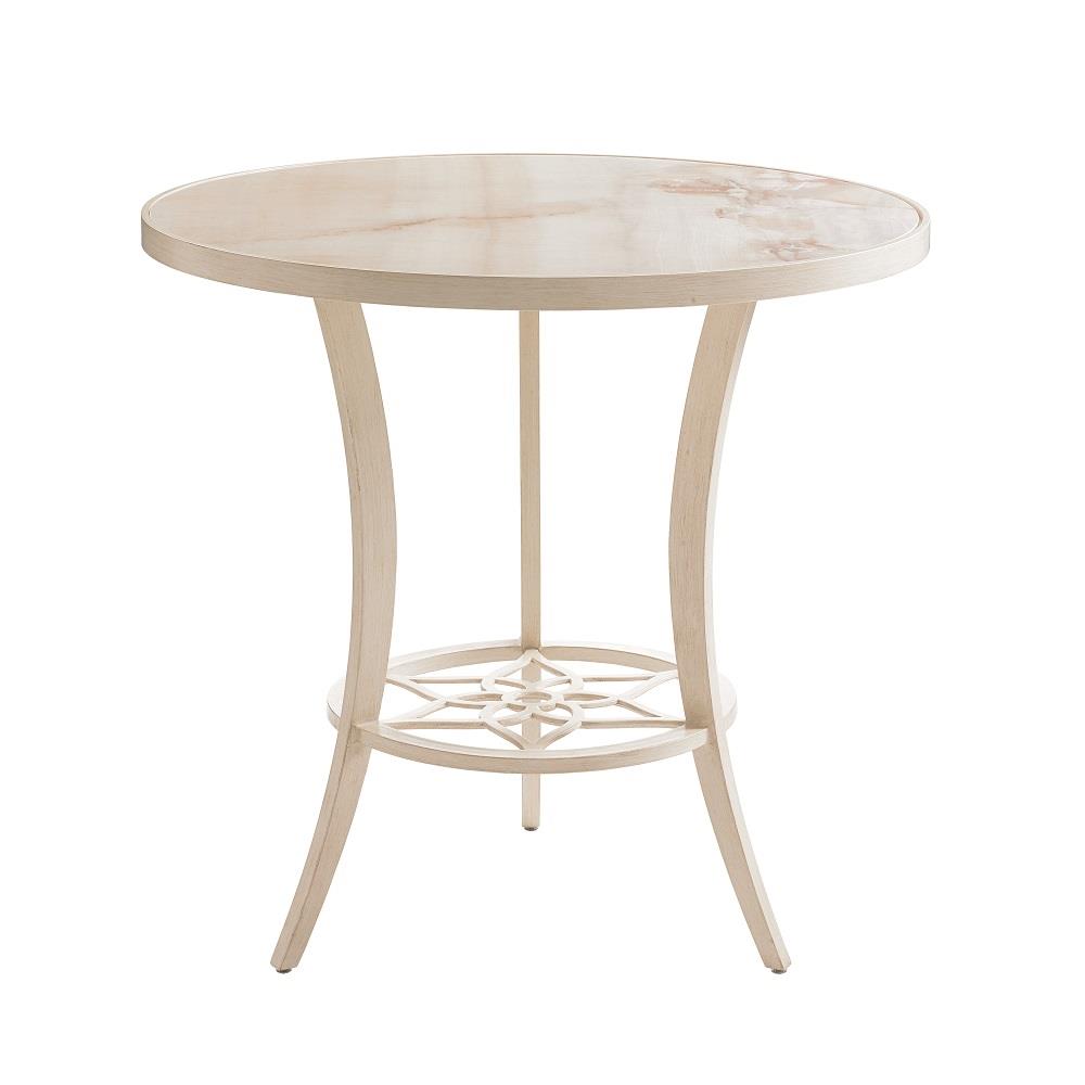 Tommy Bahama Misty Garden 38" Round Counter Table with Porcelain Top - 3239-873C