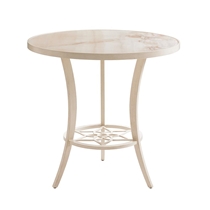 Misty Garden 38" Round Counter Table with Porcelain Top