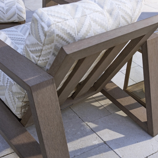 Mozambique Lounge Chair back detail