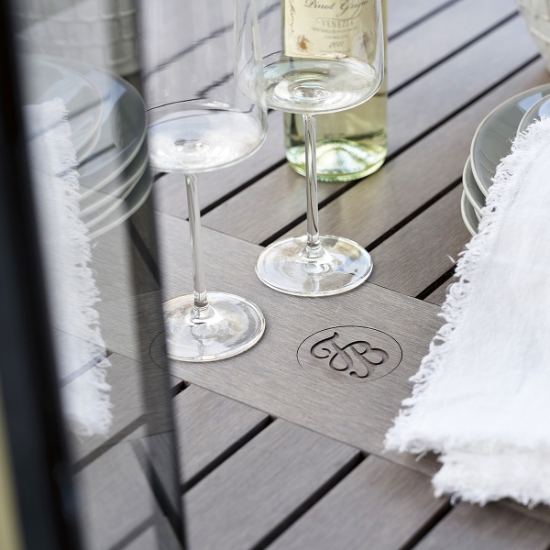 Mozambique Rectangular Dining Table top detail