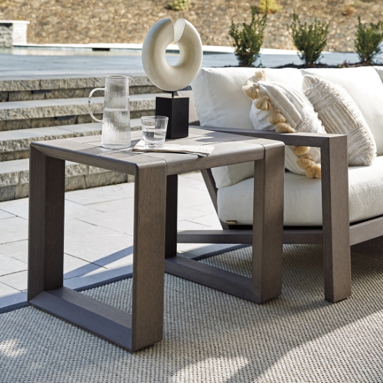 Mozambique Rectangular End Table lifestyle