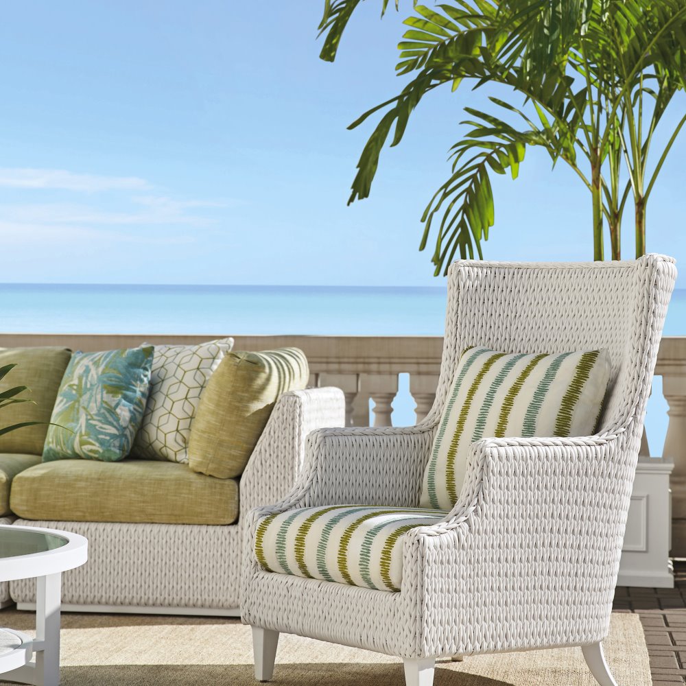 Ocean Breeze Wing Chair