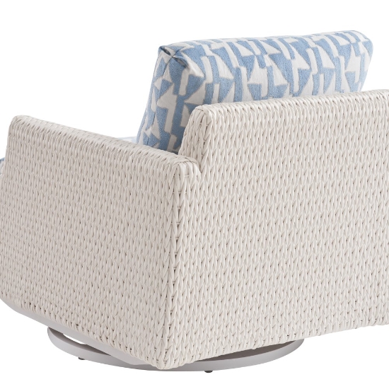 Ocean Breeze Swivel Glider Lounge Chair back view