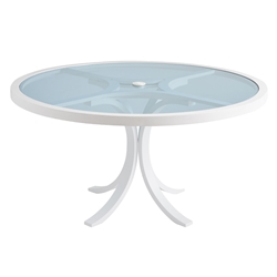 Tommy Bahama Ocean Breeze 56" Round Dining Table with Glass Top - 3460-870GT